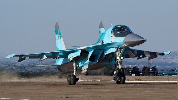 Ukraine claims to down three Russian Su-34 fighter-bomber aircraft