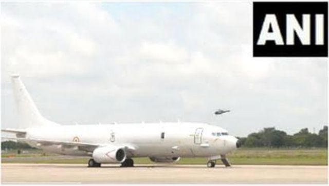 Indian Navy’s P-8I maritime surveillance aircraft establish connection with distressed vessel MV Chem Pluto Indian Navy’s P-8I maritime surveillance aircraft establish connection with distressed vessel MV Chem Pluto
