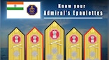 Indian Navy unveils new design for admirals' epaulettes