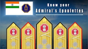 Indian Navy unveils new design for admirals' epaulettes