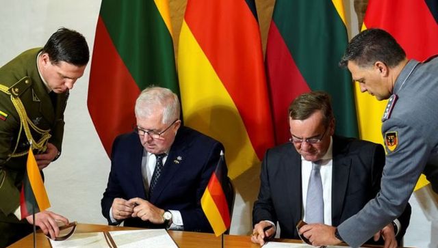 German brigade in Lithuania set to be combat ready on Russian border in 2027 German brigade in Lithuania set to be combat ready on Russian border in 2027