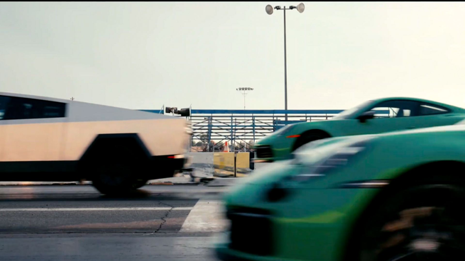 Elon Musk's EV on Steroids: Tesla's Cybertruck is new king of drag, beats a Porsche while lugging a Porsche Elon Musk's EV on Steroids: Tesla's Cybertruck is new king of drag, beats a Porsche while lugging a Porsche