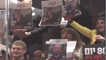 'There is no time... Now! Now! Now!' Netanyahu heckled by families of hostages during Parliament speech