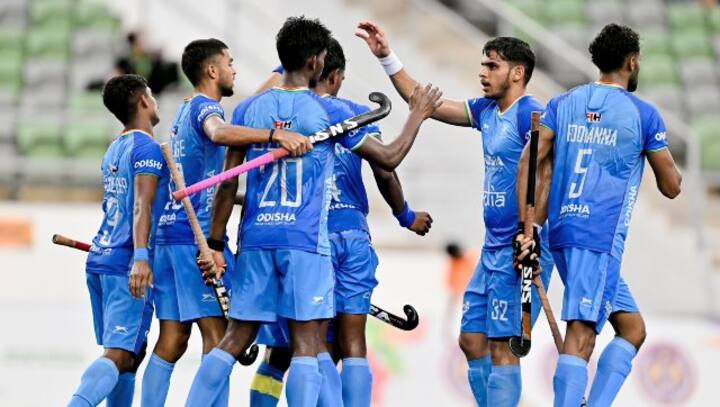 Hockey Men's Junior World Cup: India beat Canada 10-1 to book quarterfinal spot Hockey Men's Junior World Cup: India beat Canada 10-1 to book quarterfinal spot