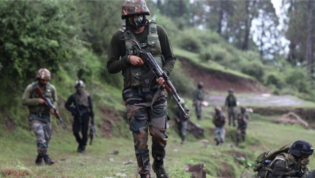 Army vehicle with jawans onboard ambushed by terrorists in Jammu & Kashmir's Poonch district Army vehicle with jawans onboard ambushed by terrorists in Jammu & Kashmir's Poonch district
