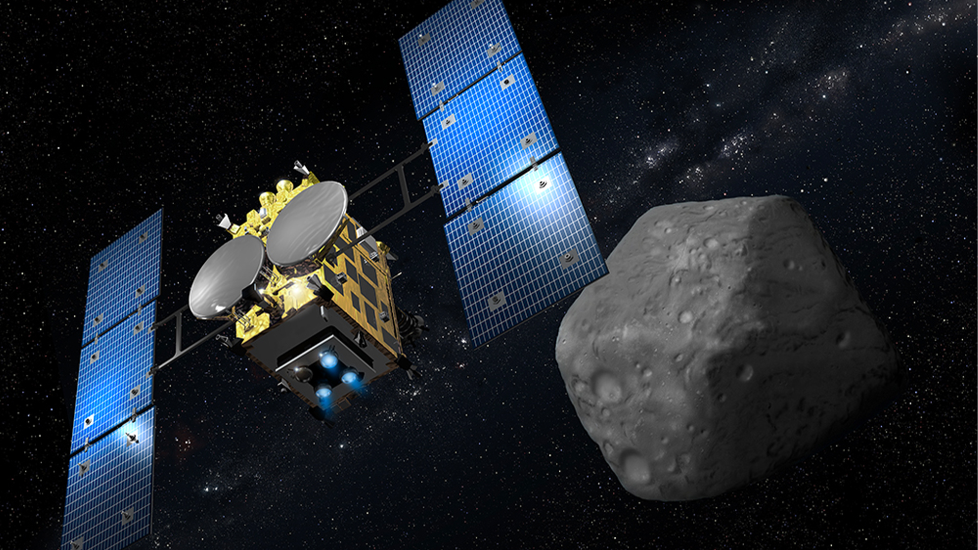 Japan is testing Hayabusa2 rockets to deflect or destroy missile-like asteroid set to collide with Earth Japan is testing Hayabusa2 rockets to deflect or destroy missile-like asteroid set to collide with Earth