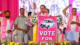 Telangana Election Results: Battle of nerves for BRS, BJP and Congress in three-cornered contest
