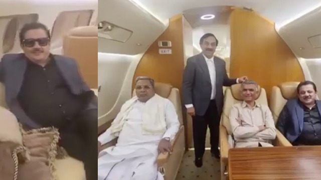 Obscene, shameful: BJP slams Congress after Karnataka CM Siddaramaiah takes luxury jet to Delhi to seek drought aid Obscene, shameful: BJP slams Congress after Karnataka CM Siddaramaiah takes luxury jet to Delhi to seek drought aid