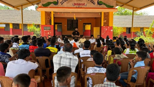 Kantara star Rishab Shetty adopts a government Kannada school in his hometown Keradi Kantara star Rishab Shetty adopts a government Kannada school in his hometown Keradi
