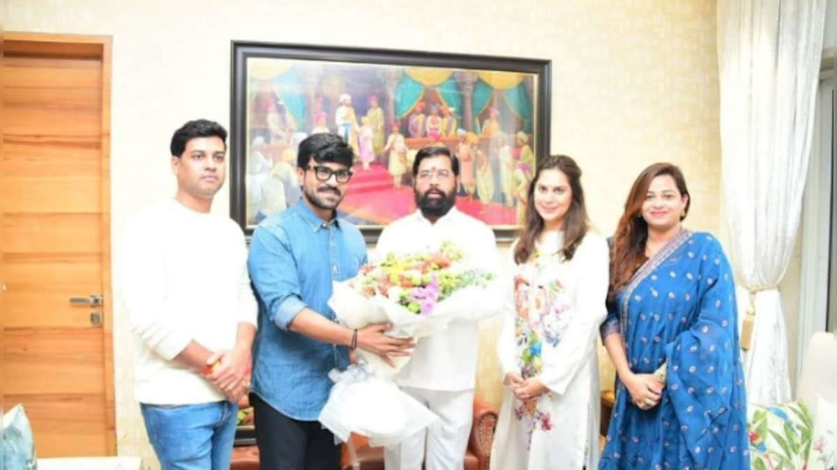 Telangana meets Maharashtra in Mumbai: Ram Charan and Upasana thank CM Eknath Shinde for hosting them