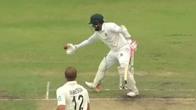 Mushfiqur Rahim dismissed for obstructing the field, first for Bangladesh - Watch video