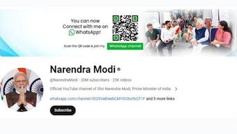 PM Modi's popularity surges, becomes world's first leader to have over 2 crore subscribers on YouTube