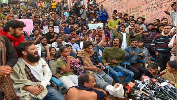 The row over JNU banning protests on campus