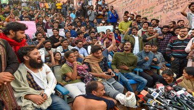 The row over JNU banning protests on campus