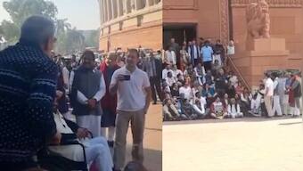 WATCH: Rahul Gandhi films Cong MP Kalyan Banerjee mimicking Jagdeep Dhankar, RS Chair calls it 'ridiculous, shameful'