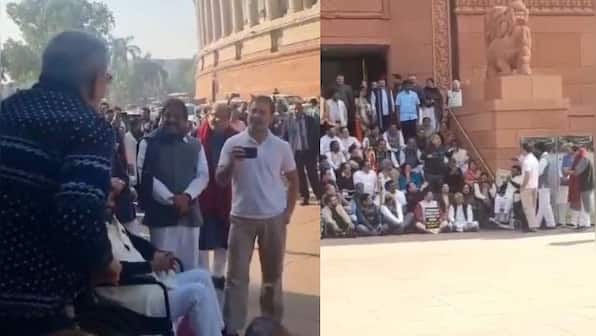 WATCH: Rahul Gandhi films Cong MP Kalyan Banerjee mimicking Jagdeep Dhankar, RS Chair calls it 'ridiculous, shameful'