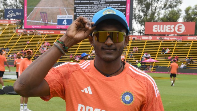 India vs South Africa: B Sai Sudharsan makes debut for Men in Blue as Proteas bat in 'Pink ODI' India vs South Africa: B Sai Sudharsan makes debut for Men in Blue as Proteas bat in 'Pink ODI'