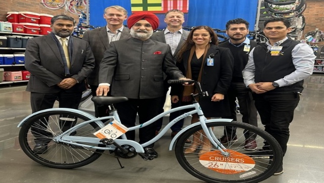 'Make in India, Make for the World': Indian envoy to US attends launch of Make in India bicycles at Walmart 'Make in India, Make for the World': Indian envoy to US attends launch of Make in India bicycles at Walmart