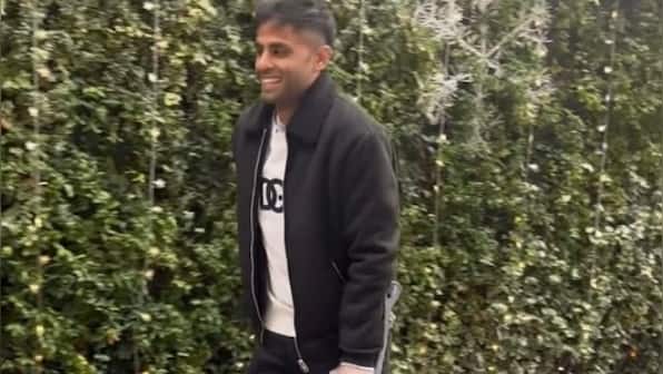 Suryakumar Yadav posts video of him walking with a crutch after suffering ankle injury; WATCH