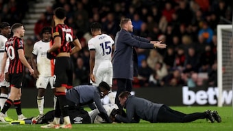 Luton Town's Tom Lockyer 'stable' after suffering cardiac arrest on the field