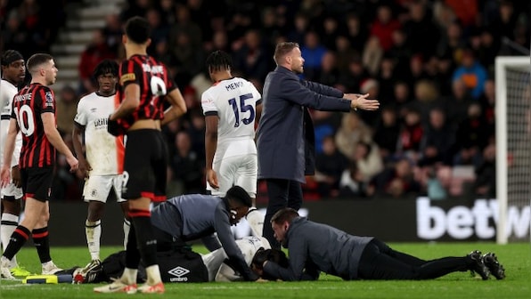 Luton Town's Tom Lockyer 'stable' after suffering cardiac arrest on the field