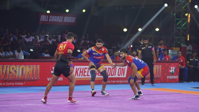 PKL 2023-24: UP Yoddhas go down narrowly to Bengaluru Bulls, Jaipur Pink Panthers collect first win PKL 2023-24: UP Yoddhas go down narrowly to Bengaluru Bulls, Jaipur Pink Panthers collect first win