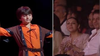 Watch: AbRam Khan recreates father Shah Rukh Khan's iconic open-arms pose, 'Jawan' star reacts