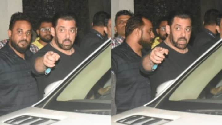 Salman Khan loses cool on paps as he exits brother Sohail Khan's birthday party; WATCH