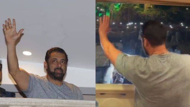 WATCH: Salman Khan Greets A Sea Of Fans Outside Galaxy Apartments On ...