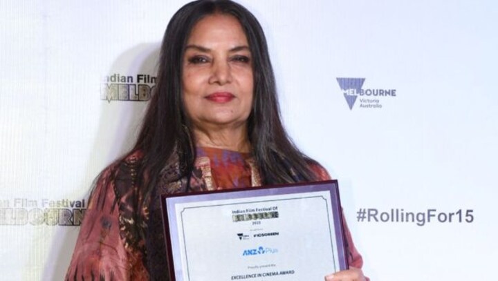 Indian Film Festival Melbourne (IFFM) honors Shabana Azmi, actress says 'So grateful I was here amongst my peers'