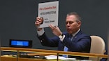 Dial 'S' for ceasefire: Israel's envoy to UN raises placard with Hamas leader Yahya Sinwar's phone number
