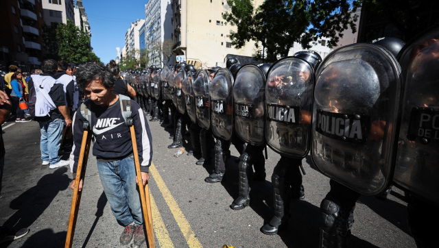 Argentina's new government demands protest organisers foot policing bill Argentina's new government demands protest organisers foot policing bill