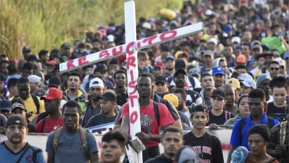 Thousands of Migrants march towards US border ahead of Blinken's visit in Mexico