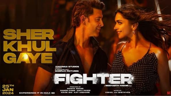 Fighter: Hrithik Roshan and Deepika Padukone's sizzling chemistry steals the show in first song 'Sher Khul Gaye'