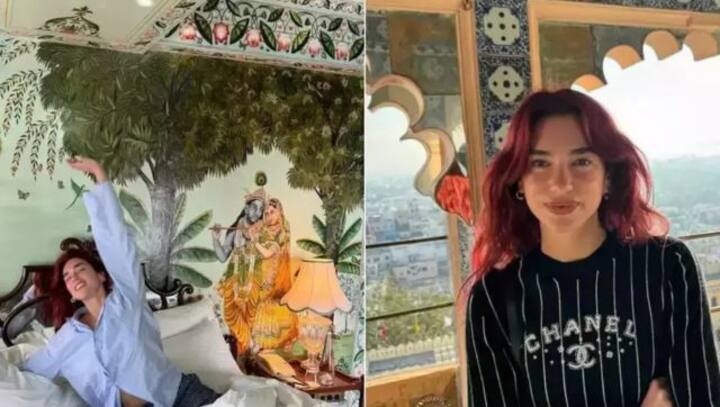 Pop singer Dua Lipa holidays in India, shares vacation pictures with fans