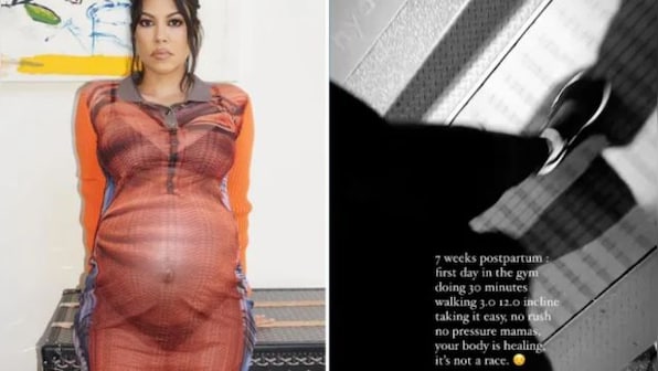 Kourtney Kardashian shares postpartum workout routine, talks about healing and fitness
