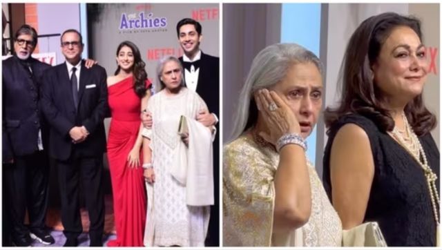Netflix's 'The Archies' Premiere: Jaya Bachchan gets angry again, tells paparazzi 'Don't shout' Netflix's 'The Archies' Premiere: Jaya Bachchan gets angry again, tells paparazzi 'Don't shout'