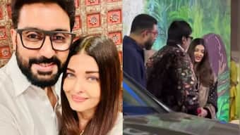WATCH: Aishwarya Rai-Abhishek Bachchan arrive together at daughter Aaradhya's annual function amid separation rumours