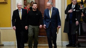 Zelenskiy pleads for Ukraine war funds during Washington visit