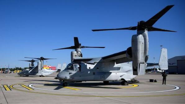 US grounds entire Osprey fleet days after fatal crash off Japan coast