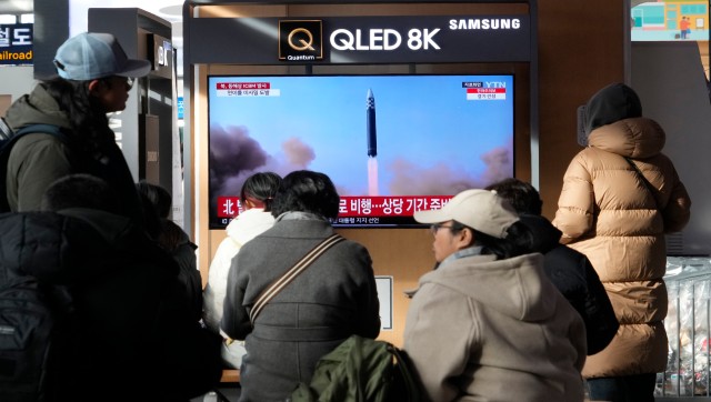 North Korea test fires long-range missile with US in range North Korea test fires long-range missile with US in range