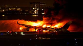 Miraculous escape: How 379 people fled Japan Airlines plane before flames engulfed it