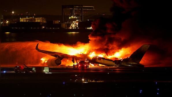 Miraculous escape: How 379 people fled Japan Airlines plane before flames engulfed it