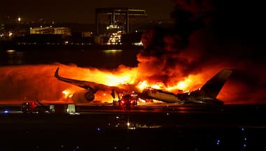 Miraculous escape: How 379 people fled Japan Airlines plane before flames engulfed it