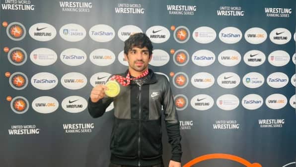 Aman Sehrawat overcomes Chinese opponent to win gold at Zagreb Open