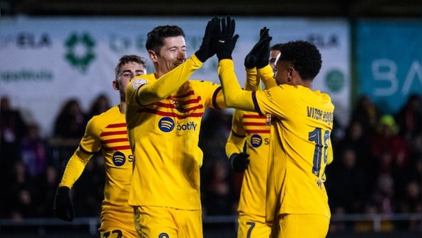 Copa del Rey: Barcelona edge brave fourth-tier Barbastro to reach last-16