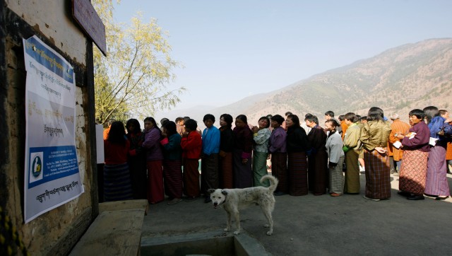 Bhutan votes in final round of national elections, economy main issue Bhutan votes in final round of national elections, economy main issue
