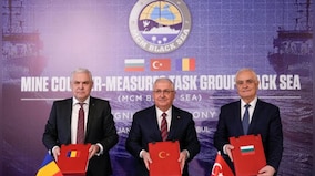 Turkey, Bulgaria and Romania sign agreement to jointly tackle Black Sea mines