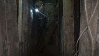 WATCH: IDF finds traces of Israeli hostages in an underground tunnel in southern Gaza
