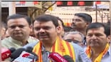 Maharashtra: Deputy CM Fadnavis cleans Mumbai's Mumbadevi temple premises 